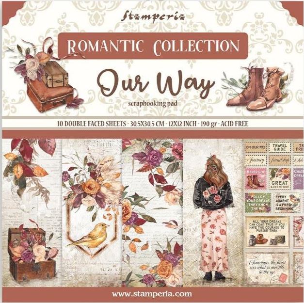 Stamperia 12x12 Paper Packs - OUR WAY