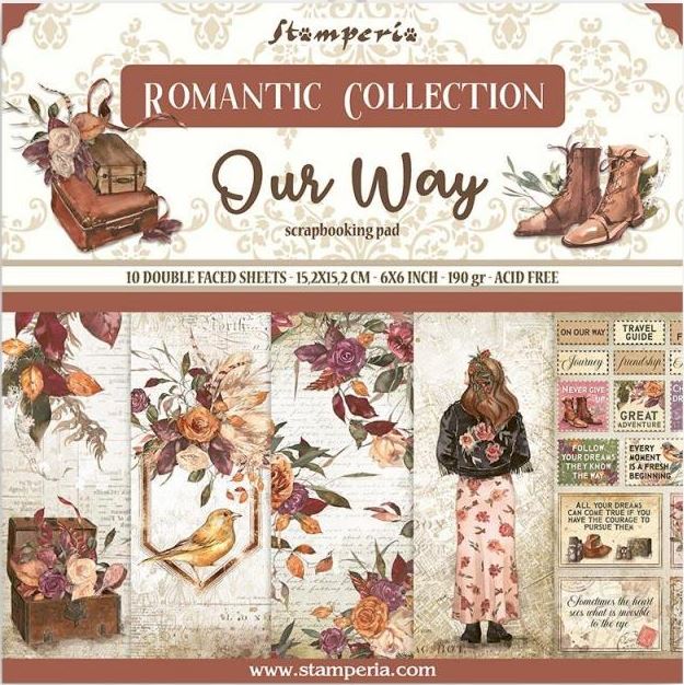 Stamperia 6x6 Paper Packs - OUR WAY
