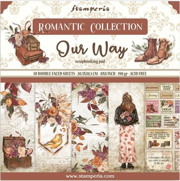 Stamperia 8x8 Paper Packs - OUR WAY