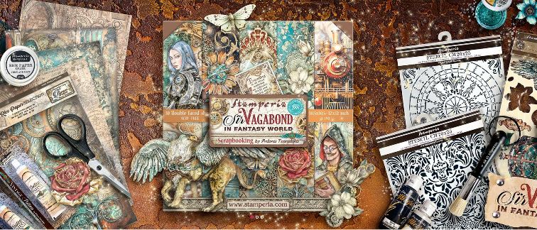 NOW IN STOCK: Stamperia Sir Vagabond in Fantasy World