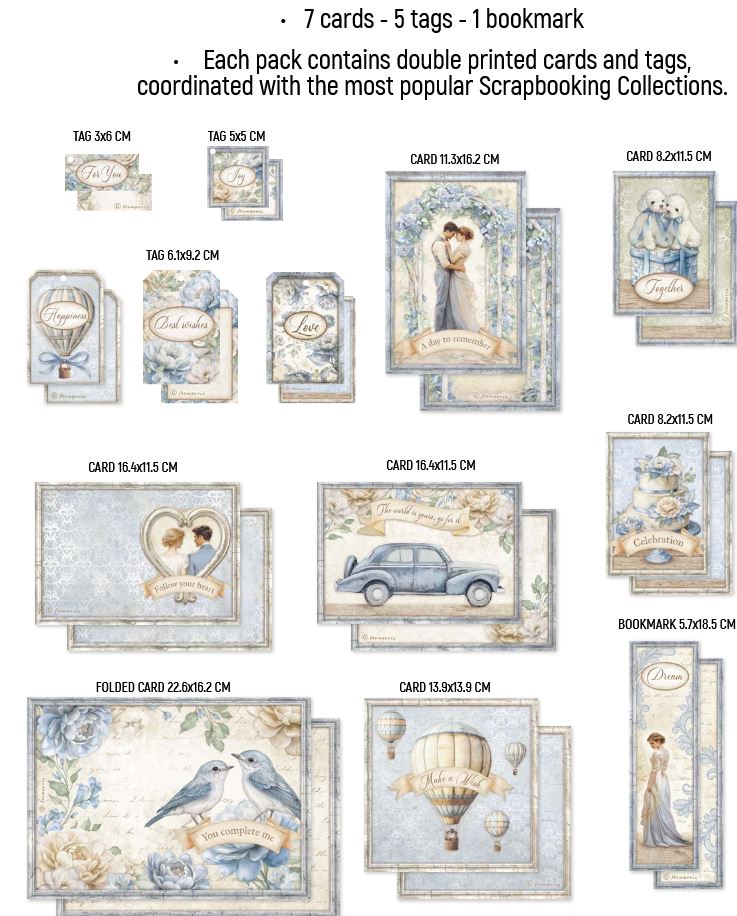 Stamperia Timeless Cards Collection