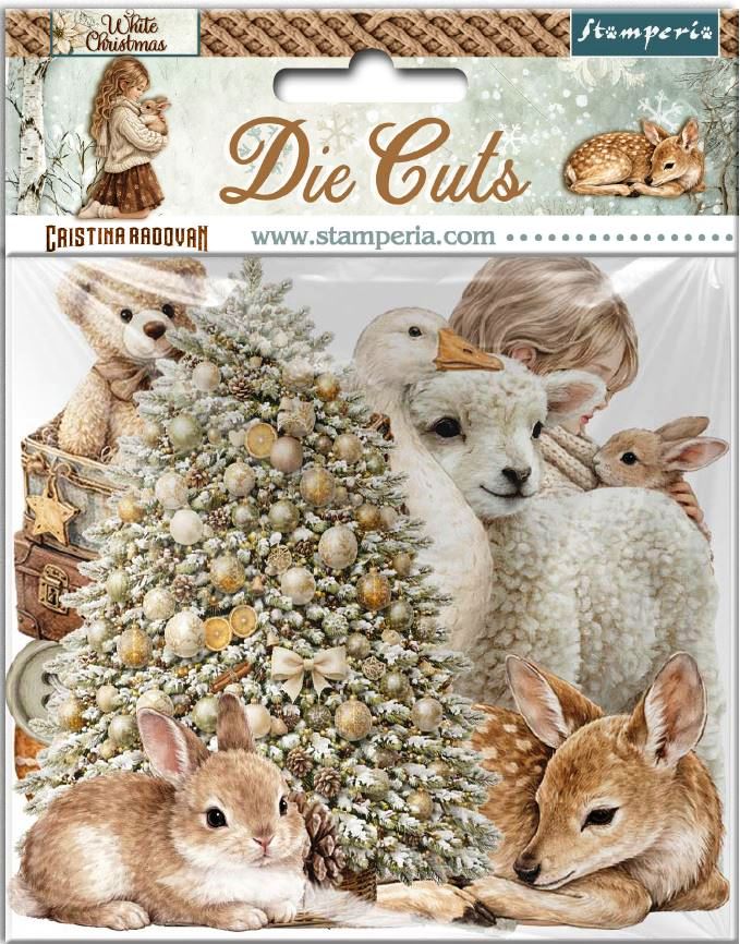 Stamperia White Christmas Die-Cuts