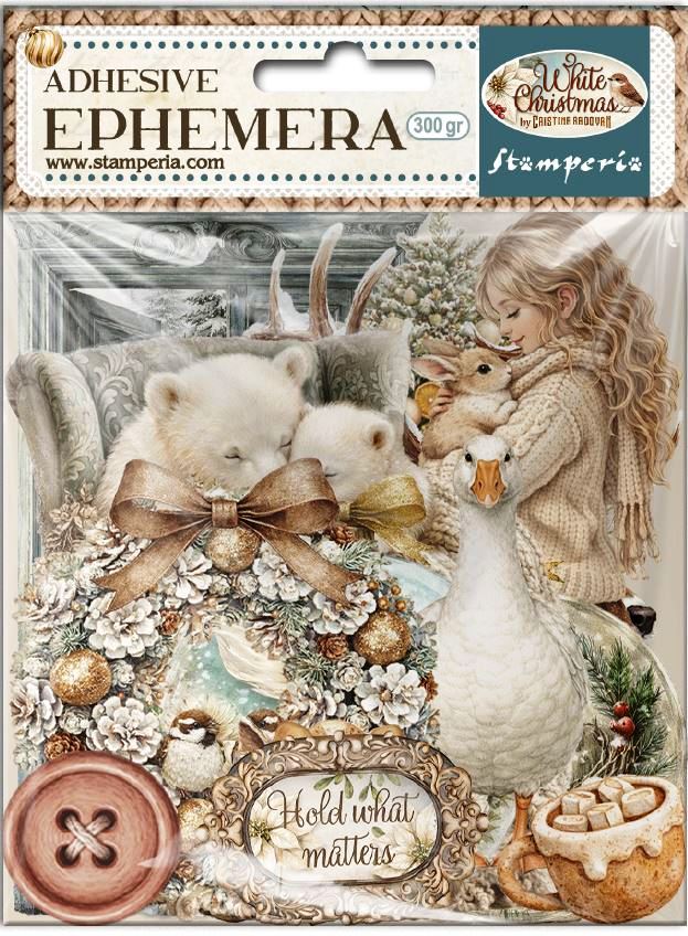 Stamperia White Christmas Ephemera