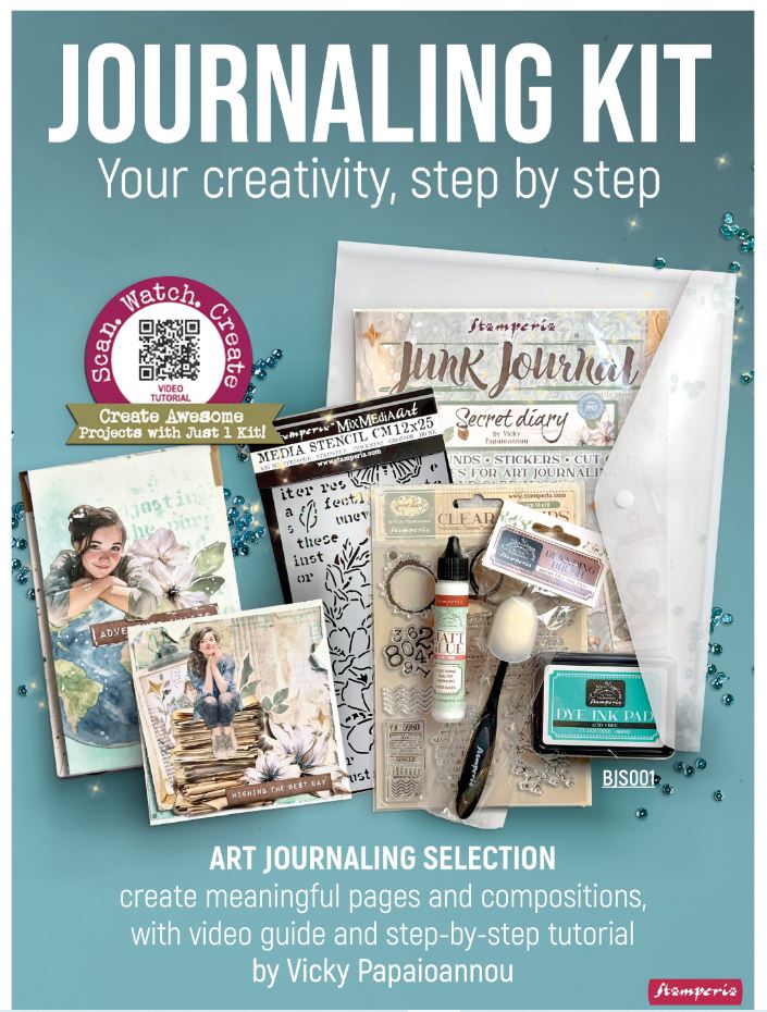 NEW Stamperia Secret Diary Art Journalling Kit