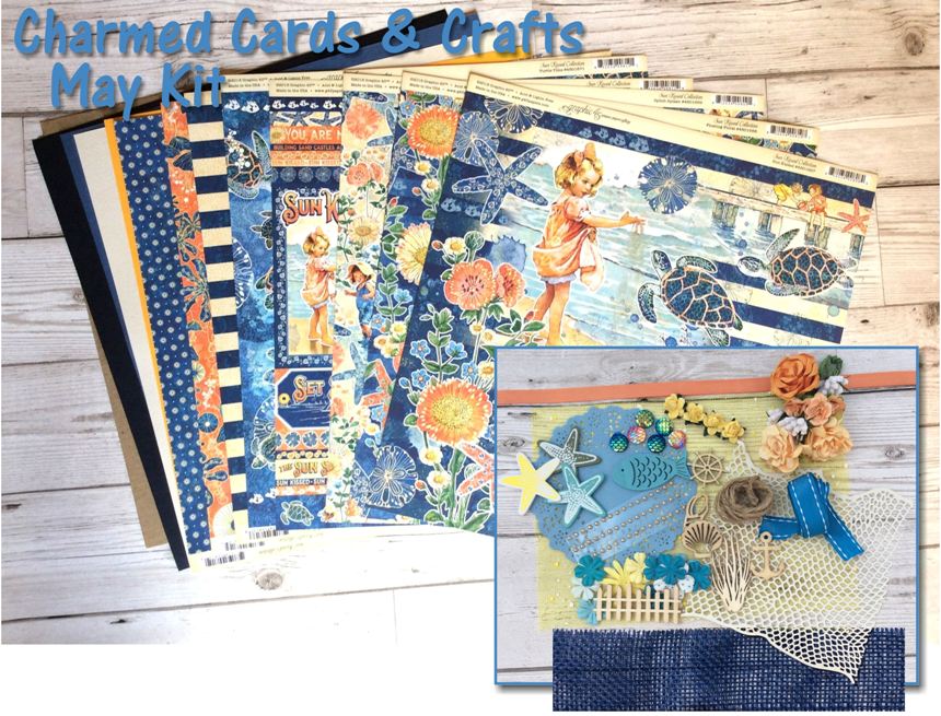 Charmed Cards & Crafts May'18 Kit: Graphic 45 Sun Kissed
