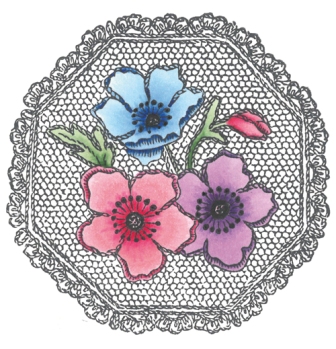 Marianne Design Cling Stamp - Anemones (TC0833)