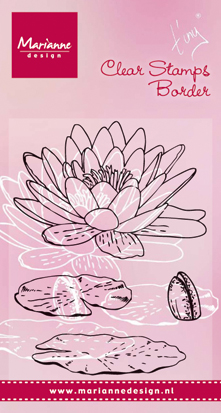 Marianne Design Clear Stamps TINY'S WATERLILY  (TC0850)