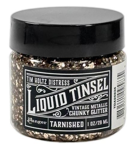 Tim Holtz Distress Liquid Tinsels Chunky Tarnished 1 fl oz (TDA95835)