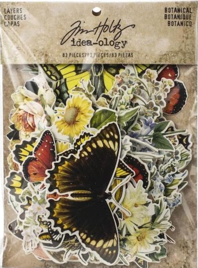 Tim Holtz idea-ology Layers Botanicals (83pcs) (TH93554)