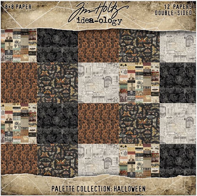 Tim Holtz idea-ology Palette Collection 8x8 Inch Halloween