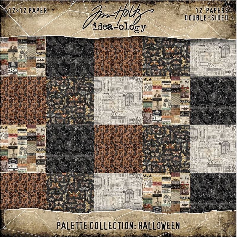 Tim Holtz idea-ology Palette Collection 12x12 Inch Halloween