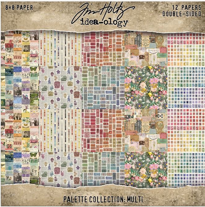 Tim Holtz idea-ology Palette Collection 8x8 Inch MULTI