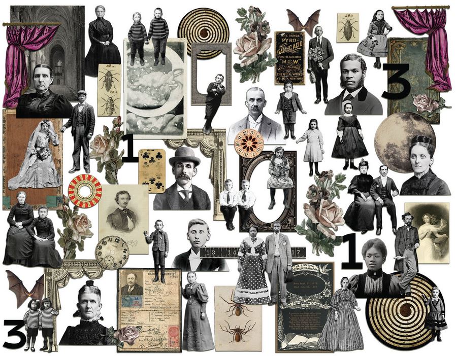 Tim Holtz idea-ology Halloween Layers + Paper Dolls (TH94441)