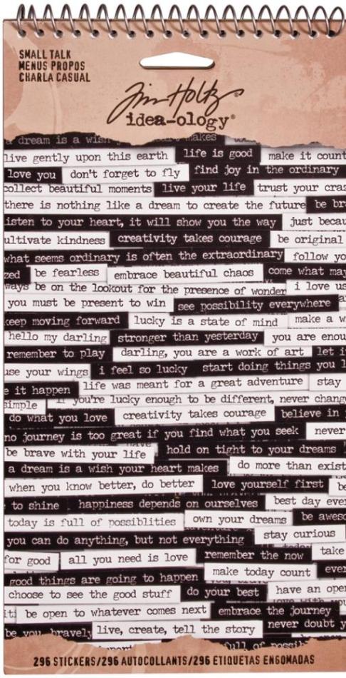Tim Holtz Idea-Ology Small Talk (TH93193)