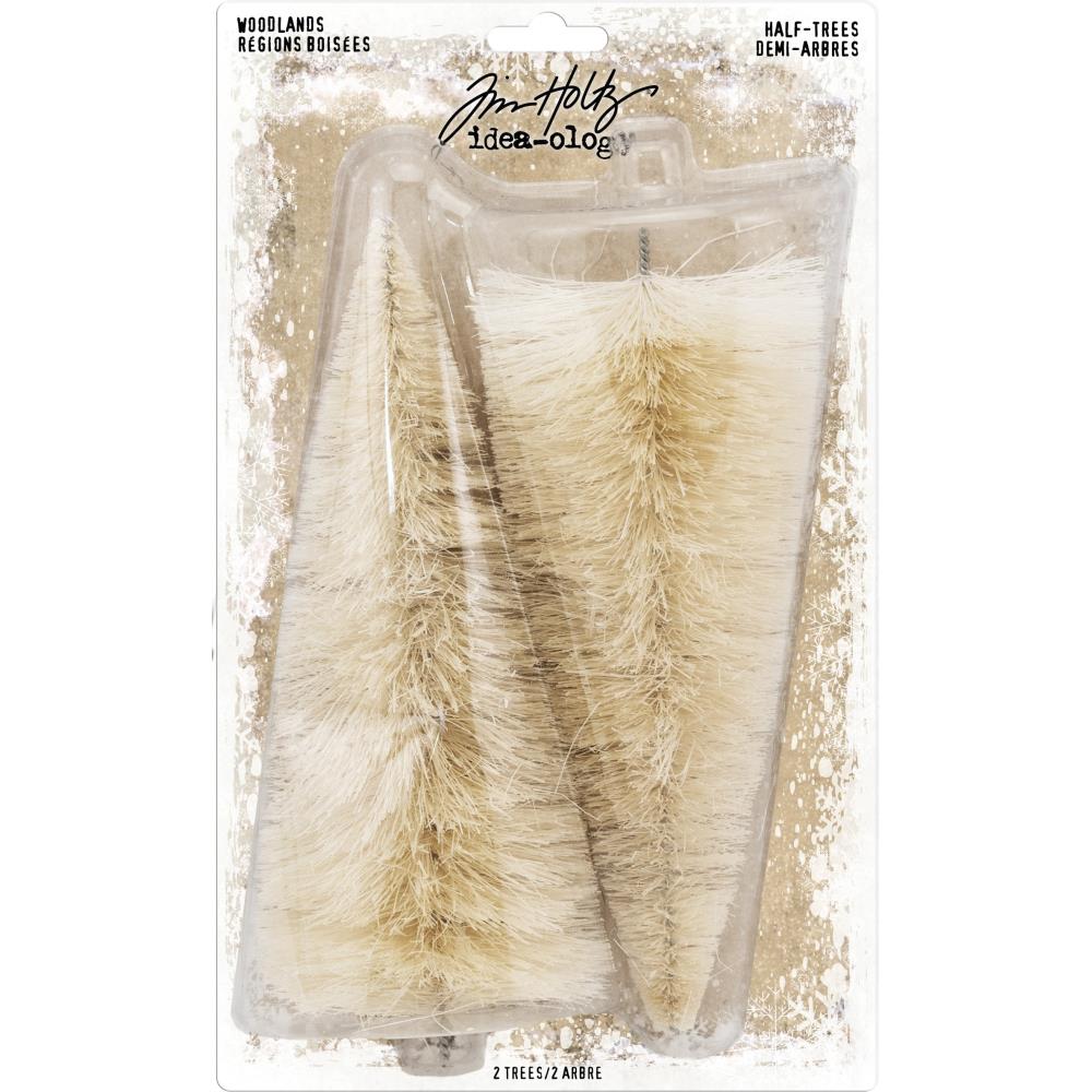 Tim Holtz Idea-Ology Woodland Half Trees 2/Pkg (TH93767)