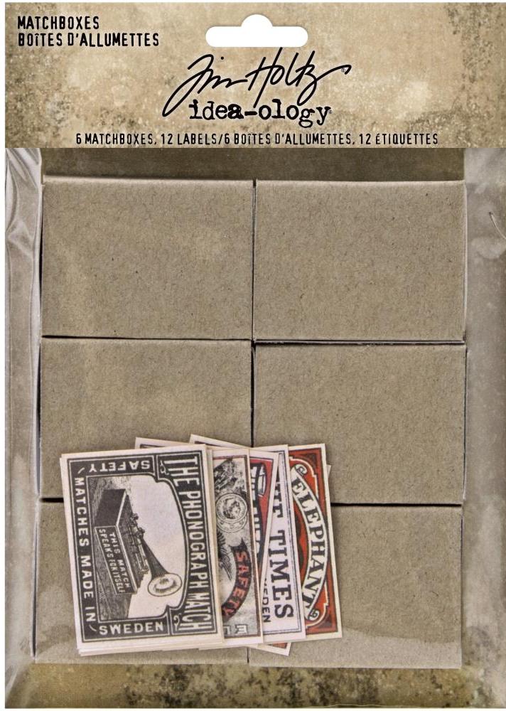 Tim Holtz Idea-Ology Match Boxes & Labels (TH94050)