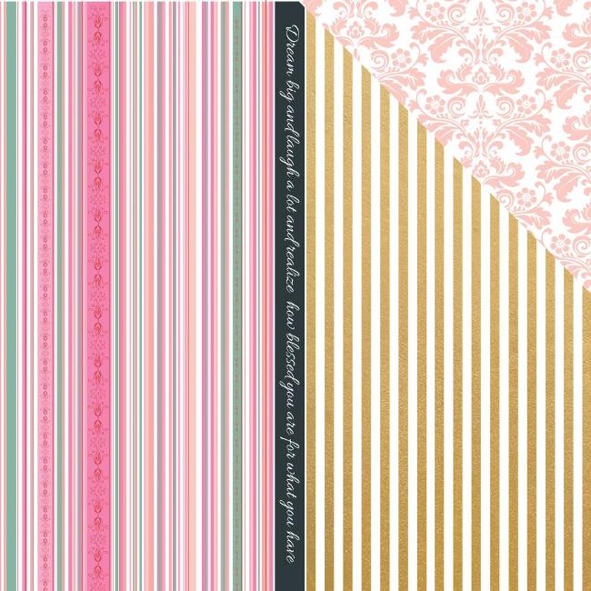 Kaisercraft With Love Paper - Thinking of You (FOIL)