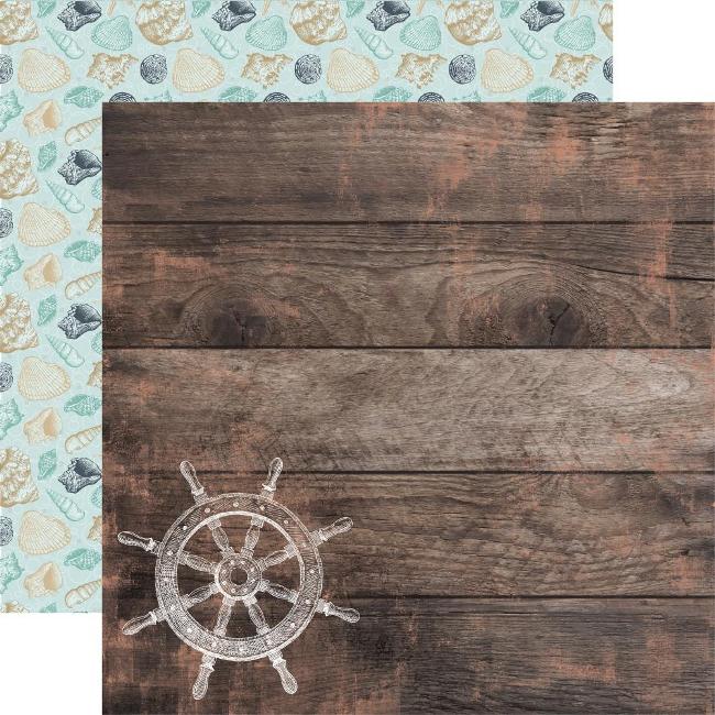 Kaisercraft Unchartered Waters Paper - TIDE POOL
