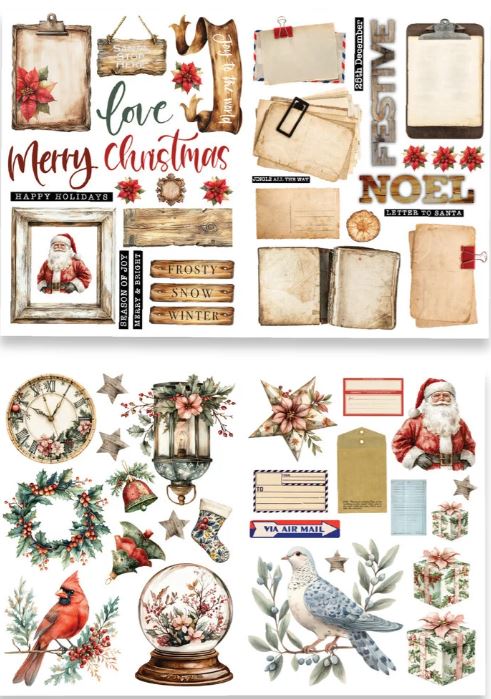 TEXTures Winter in Bloom Laser Cuts Wood & Words (58pcs) (TEXLC0003)