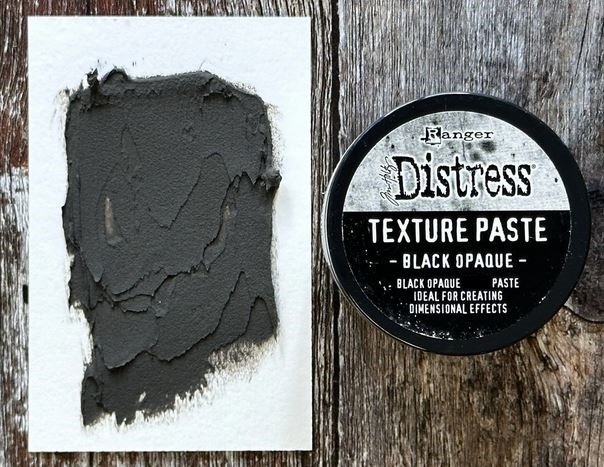 Tim Holtz Ranger Distress Texture Paste Black Opaque (TSHK84471)