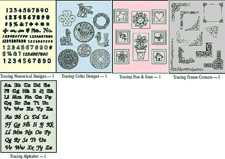 Art Emboss Tracing Patterns