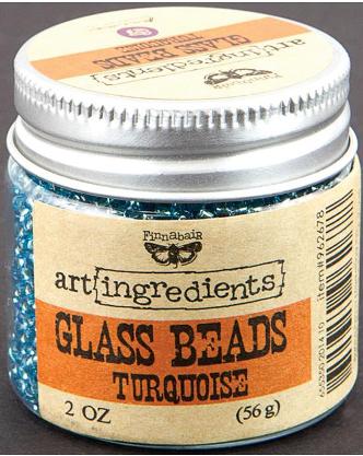 Prima Art Ingredients Glass Beads - Turquoise 