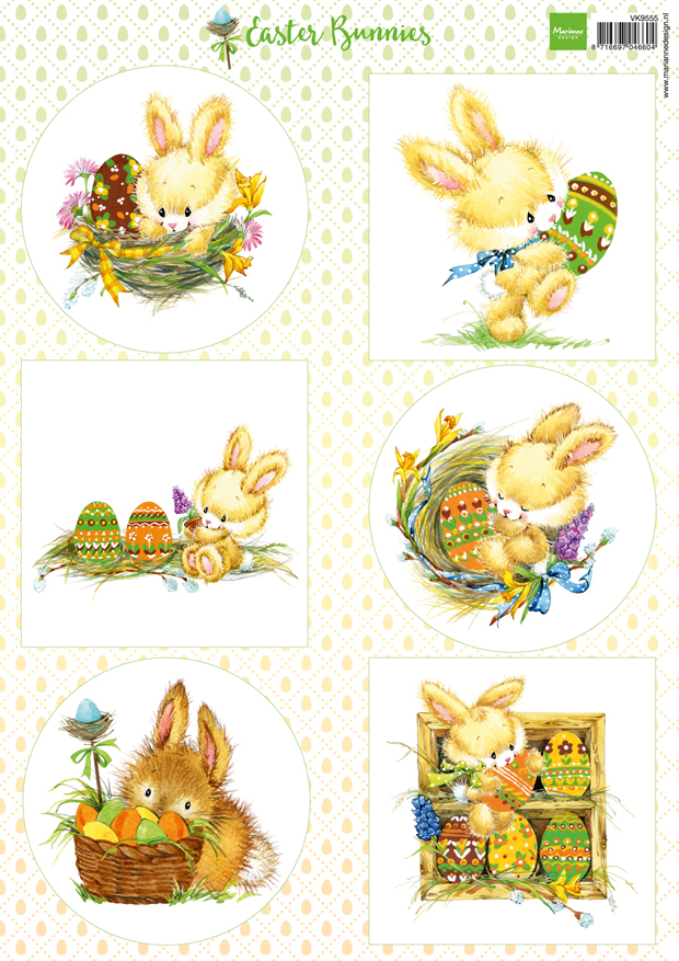 Marianne Design Cut-Outs EASTER BUNNIES (VK9555)