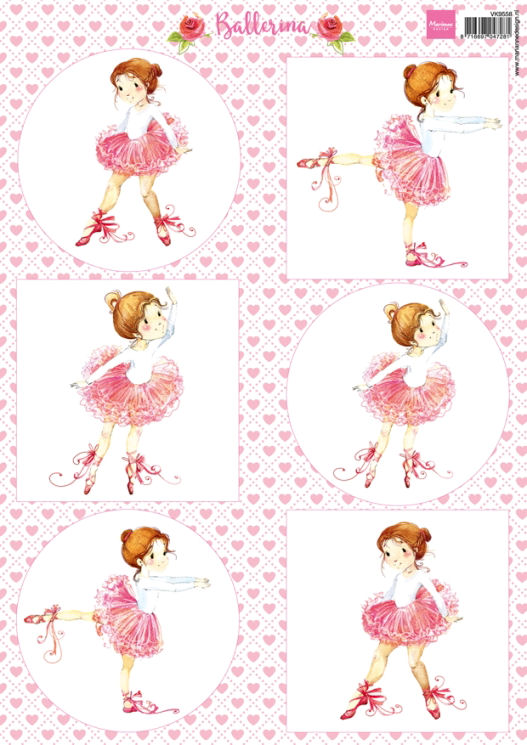  Marianne Design Decoupage - Ballerina  VK9558