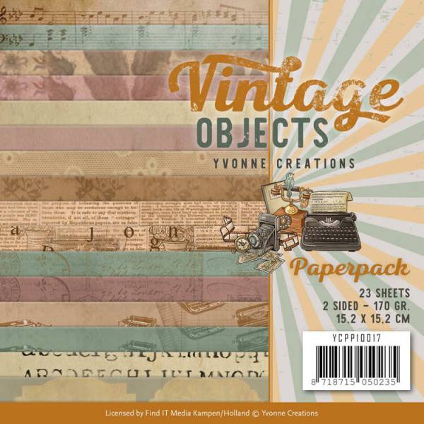 Yvonne Creations Vintage Objects Paper Pad