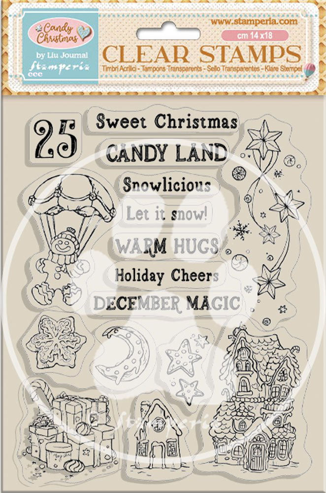 Stamperia Candy Christmas Clear Stamp (WTK223) 