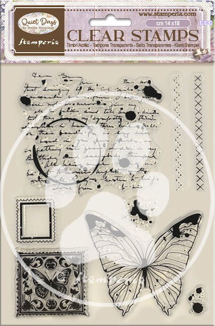 Stamperia Quiet Days Clear Stamp Butterfly (WTK230) 