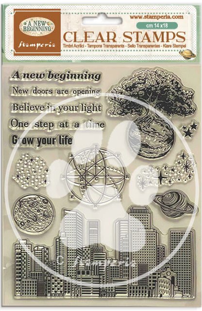 Stamperia A New Beginning Clear Stamp (WTK238) 