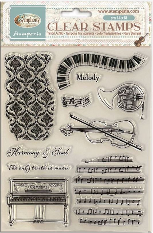Stamperia Symphony Clear Stamp (WTK243)
