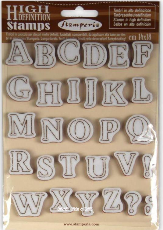 Stamperia Make a Wish Stamps - Alphabet ( WTKCC159)