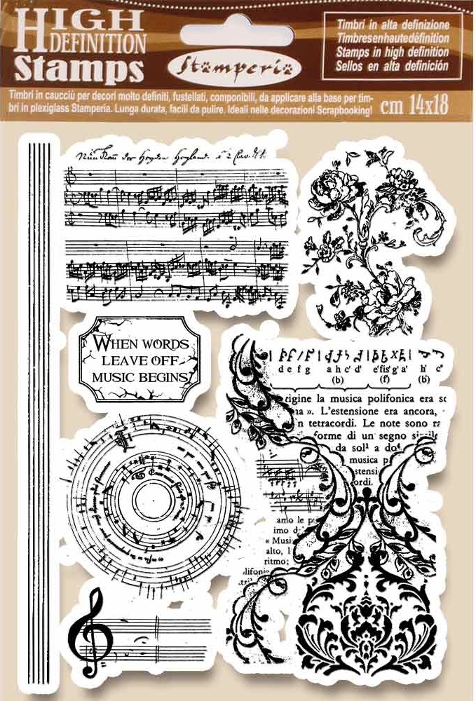 Stamperia Stamps - Music Beginning (WTKCC163)