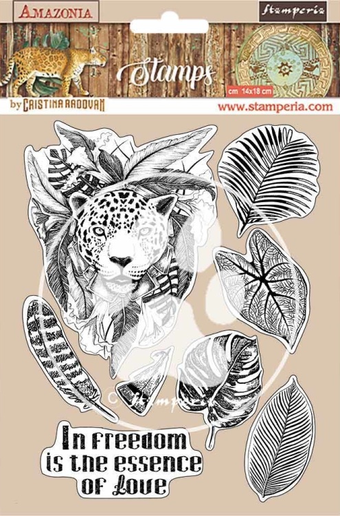 Stamperia Stamps - Amazonia Jaguar (WTKCC192)