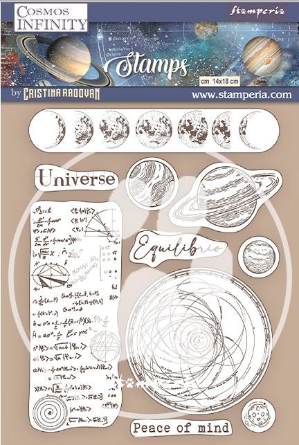 Stamperia Cosmos Infinity Stamps -   UNIVERSE WTKCC218