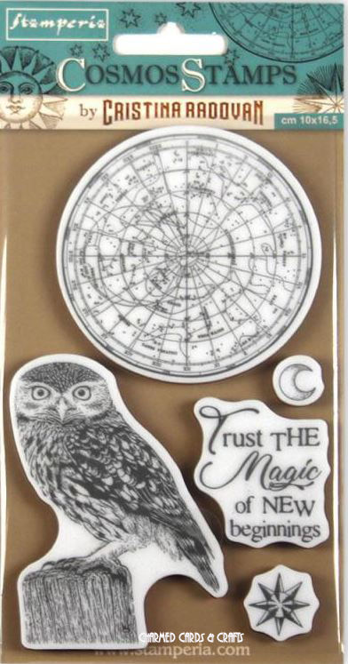 Stamperia Cosmos Stamps - Cosmos Owl (WTKCCR05)