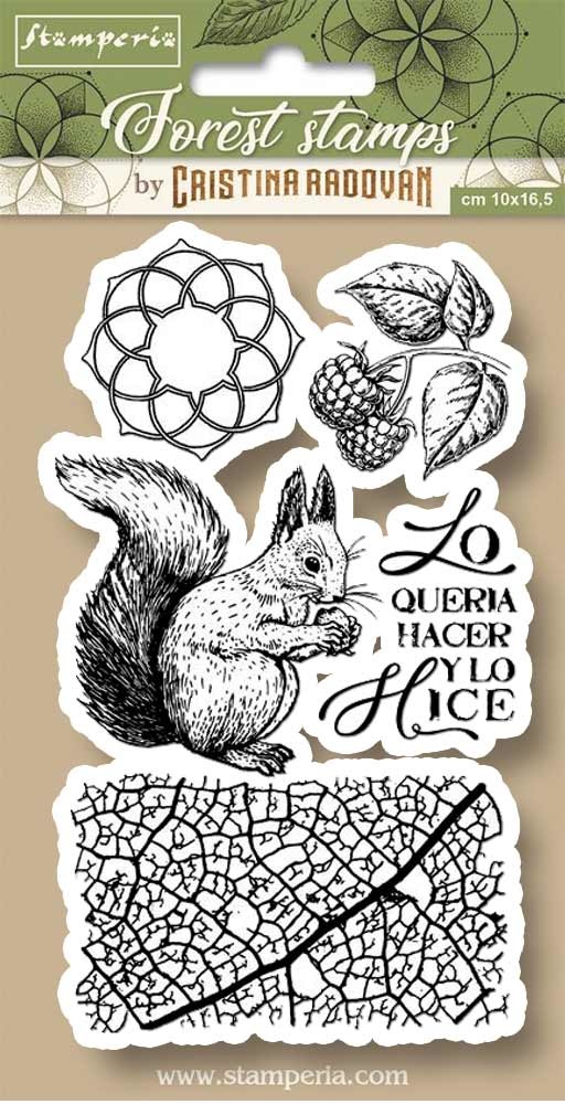 Stamperia Forest Stamps - Squirrel (WTKCCR11)
