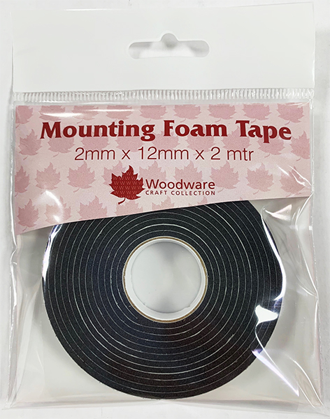 Woodware Black Foam Tape 