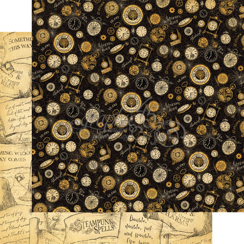 Graphic 45 Steampunk Spells Paper - Witching Hour