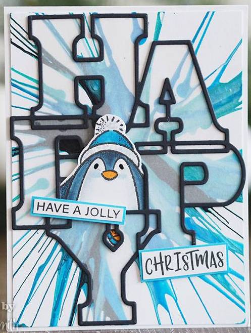 Example Project using Useful Christmas Sentiment and Peter Penquin