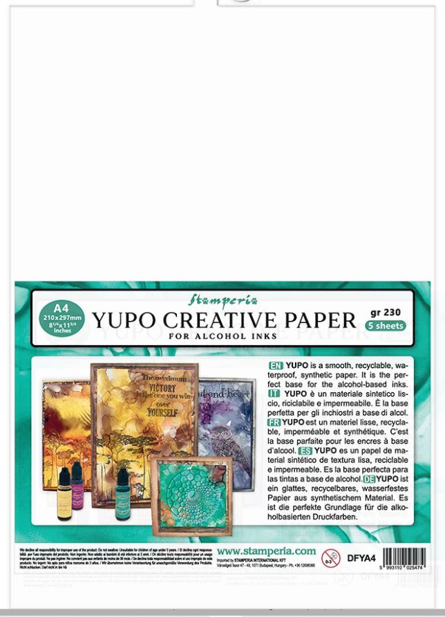 Stamperia Yupo Creative Paper Pack 