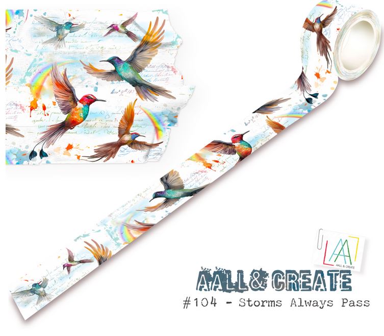 Aall and Create Washi Tape - Storms Always Pass (AALL-MT-104)