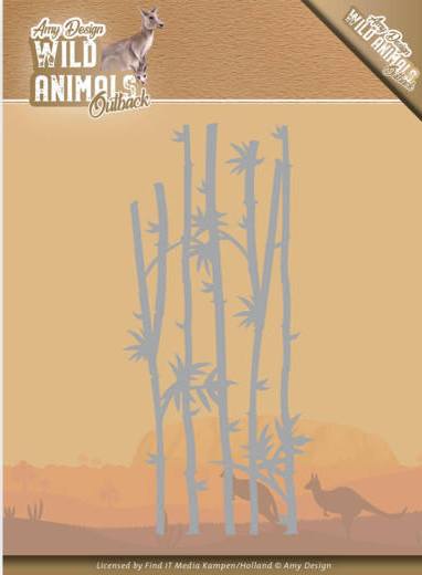 Amy Design Wild Animals Outback Craft Dies -  BAMBOO GRASS (ADD10204)