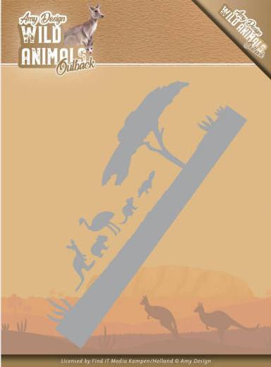 Amy Design Wild Animals Outback Craft Dies - LANDSCAPE (ADD10205)