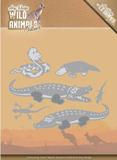 Amy Design Wild Animals Outback Craft Dies - REPTILES (ADD10206)