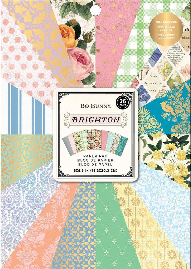 Bo Bunny (American Crafts) BRIGHTON 6x8 Inch Paper Pad (34013988)