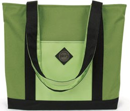 Urban Chic Tote-Ally Cool Shoulder Bag - Green & Black 