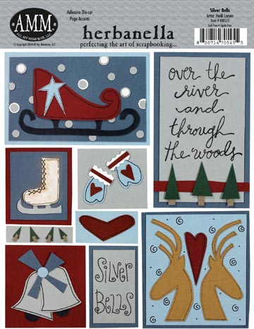 SALE: AMM Herbanella Page Accents - Silver Bells
